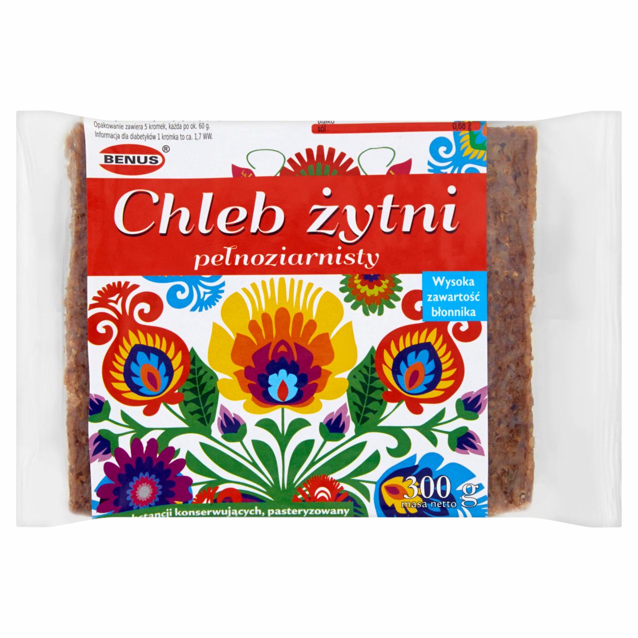 Zdjęcia - Chleb żytni pełnoziarnisty 300 g