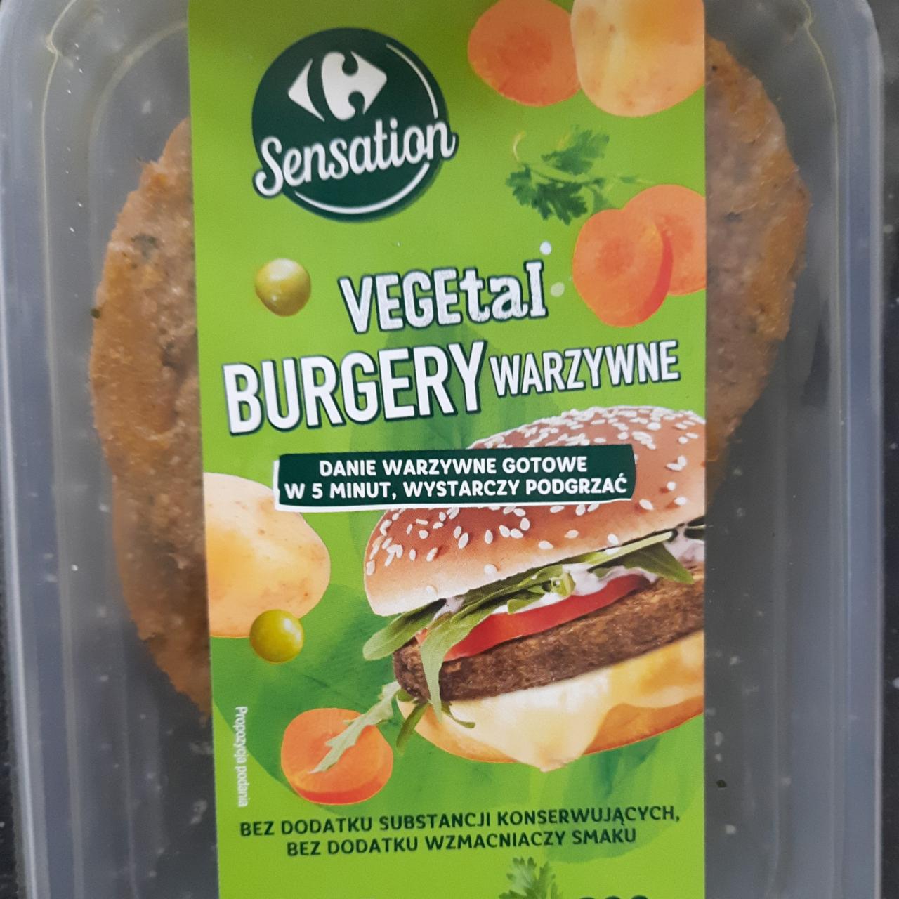 Zdjęcia - Vegetal burgery warzywne Carrefour Sensation