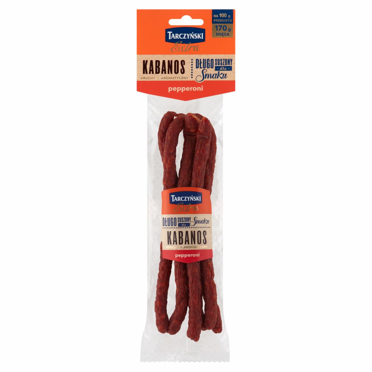 Zdjęcia - Tarczyński Kabanos pepperoni Extra 130 g