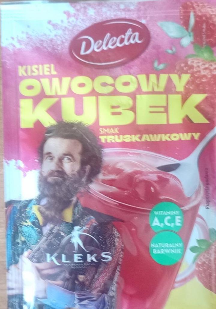 Zdjęcia - Kisiel owocowy smak truskawkowy kleks Delecta