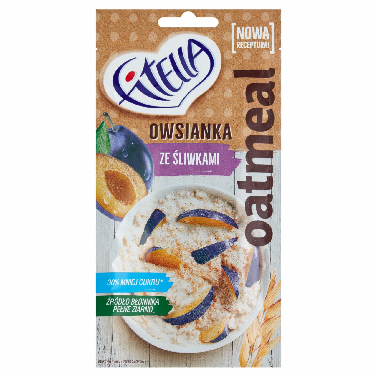 Zdjęcia - Fitella Owsianka ze śliwkami 50 g