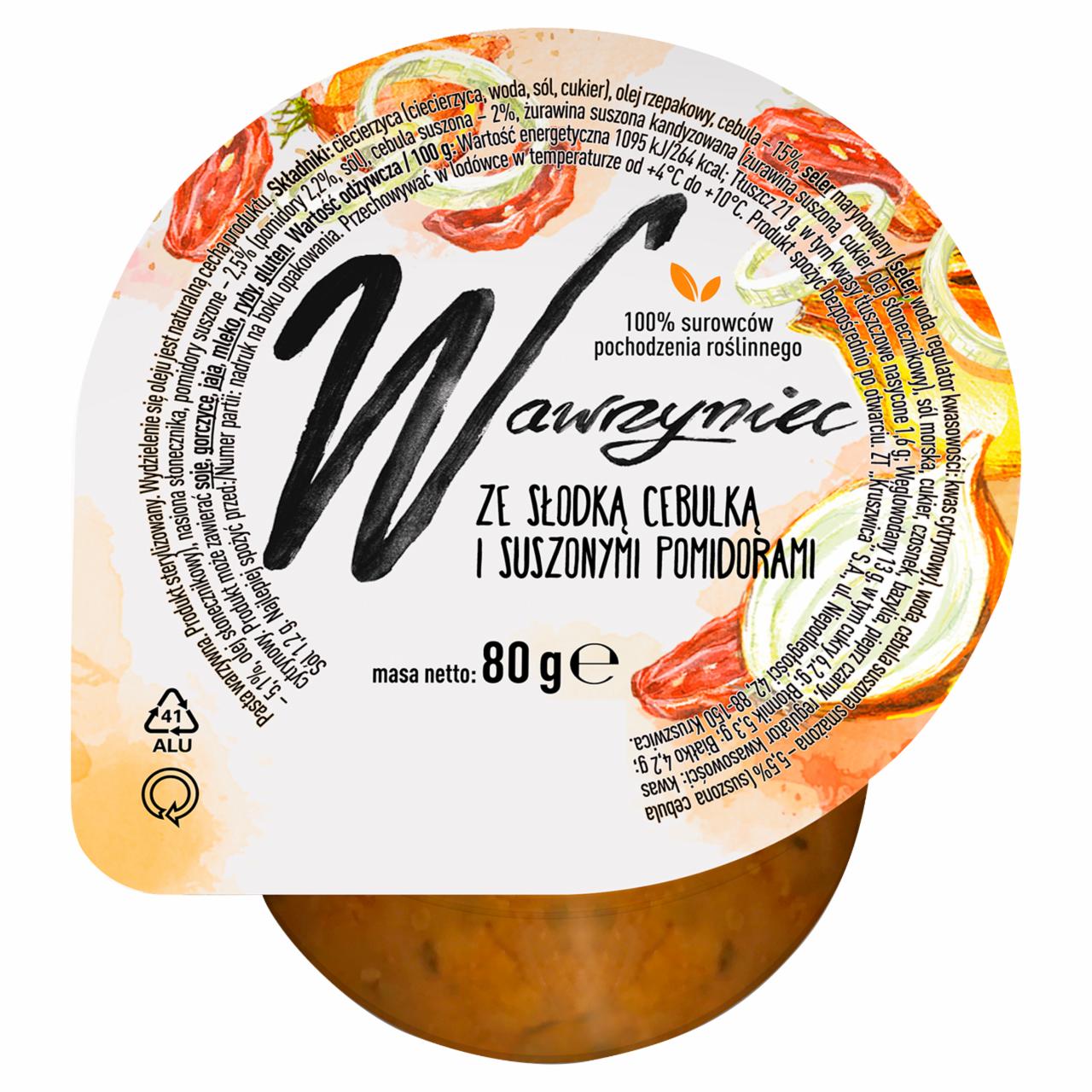 Zdjęcia - Wawrzyniec Pasta warzywna ze słodką cebulką i suszonymi pomidorami 80 g