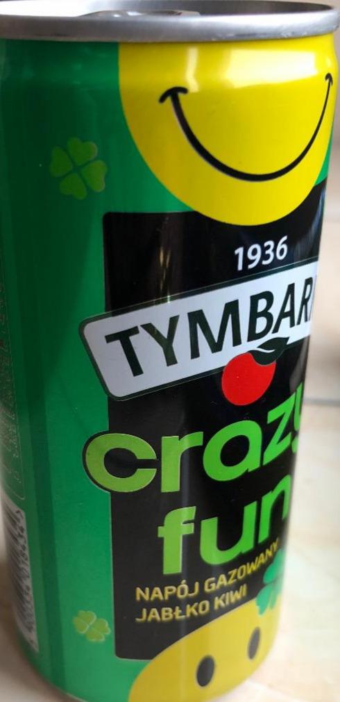 Zdjęcia - Tymbark Crazy Fun Napój gazowany jabłko kiwi 200 ml