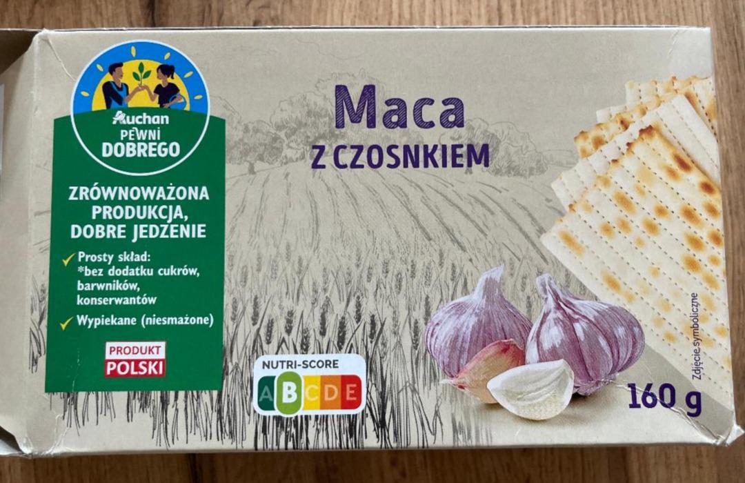 Zdjęcia - Maca z czosnkiem Auchan Pewni Dobrego