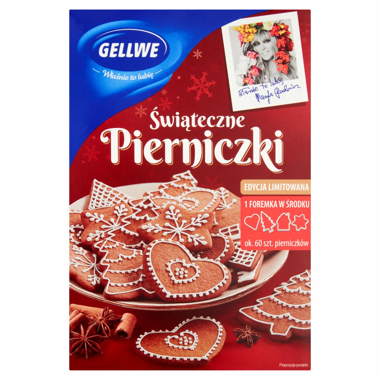 Zdjęcia - Gellwe Świąteczne Pierniczki Mieszanka do wypieku pierniczków 350 g