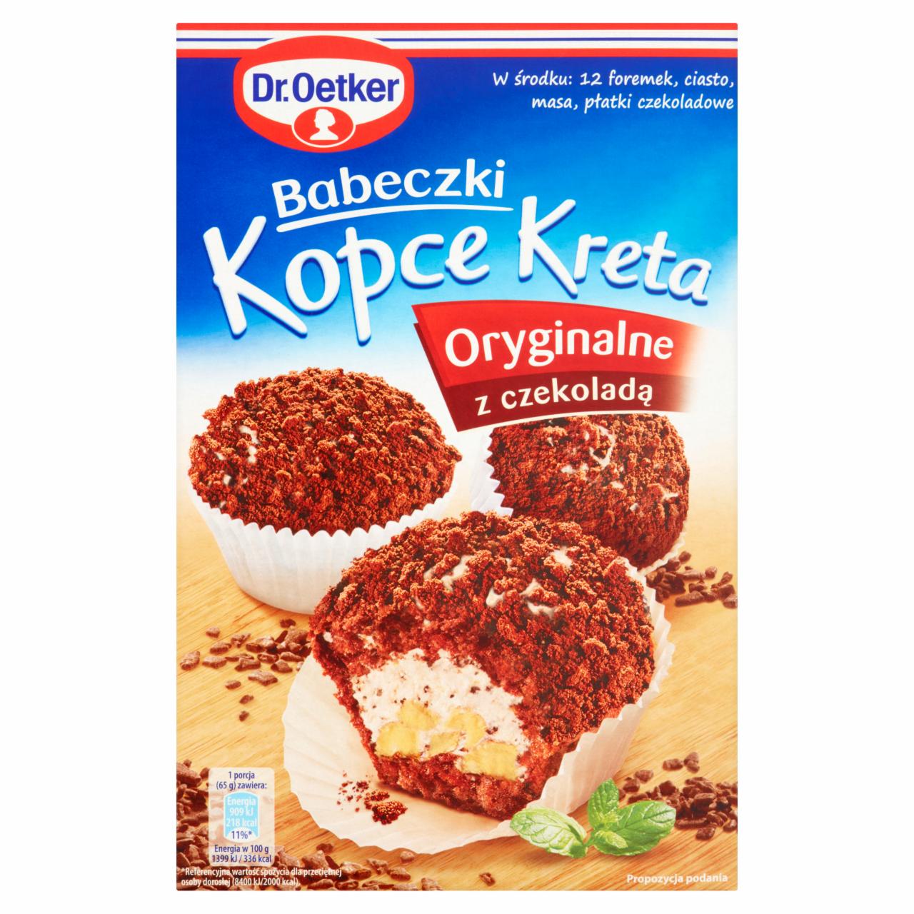 Zdjęcia - Babeczki Kopce Kreta oryginalne z czekoladą Dr. Oetker