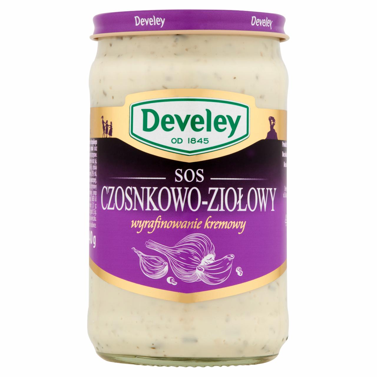 Zdjęcia - Develey Sos Czosnkowo-ziołowy 240 g