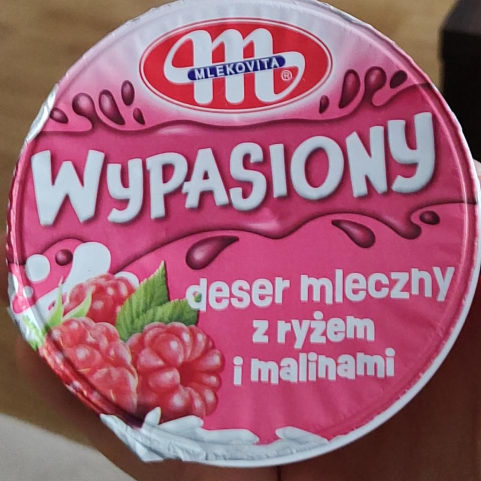 Zdjęcia - Wypasiony deser mleczny z ryżem i malinami Mlekovita