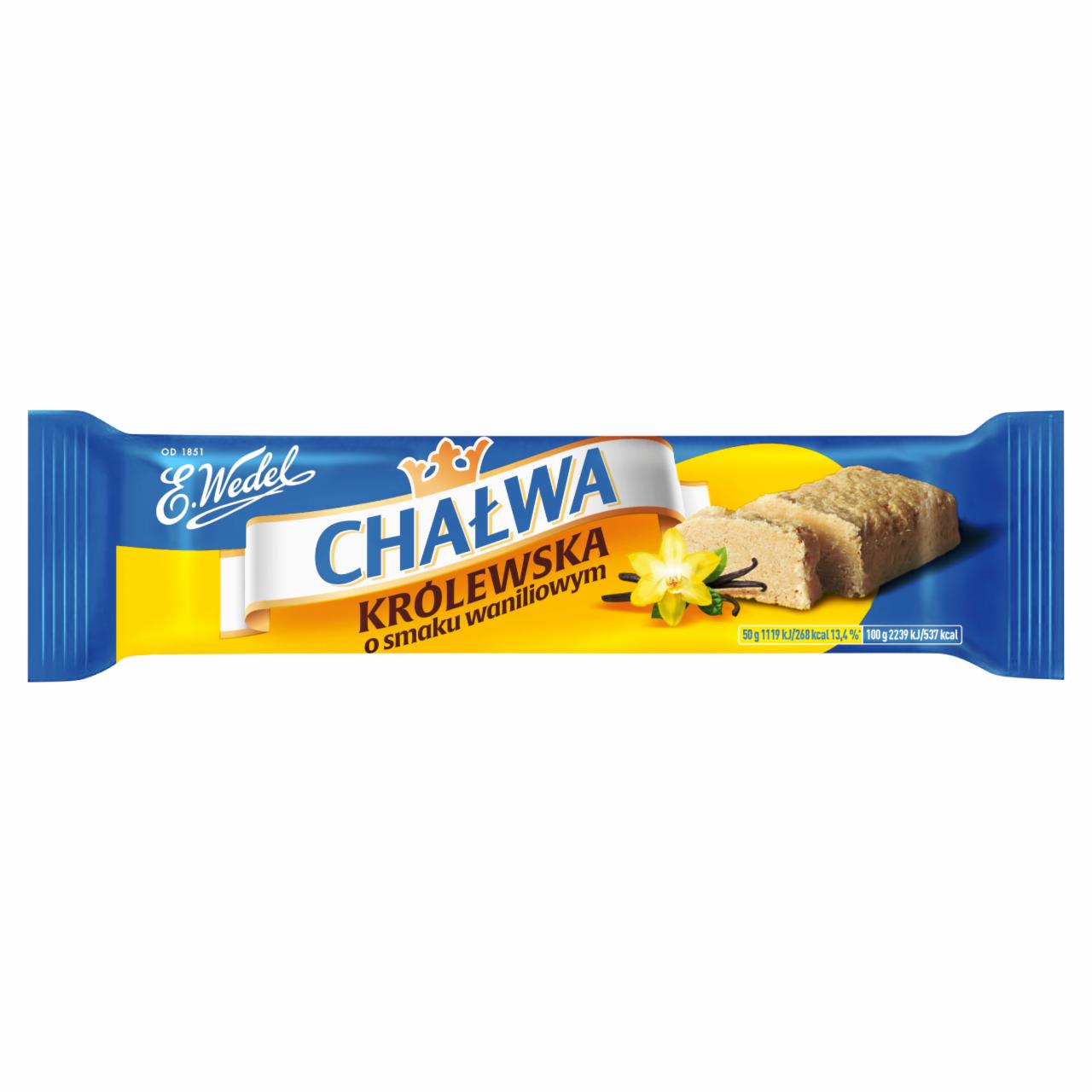 Zdjęcia - Chałwa królewska o smaku waniliowym 50 g E. Wedel