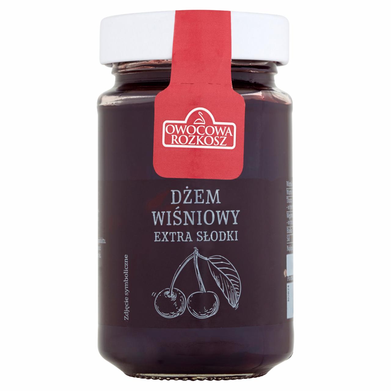 Zdjęcia - Owocowa Rozkosz Dżem wiśniowy extra słodki 280 g