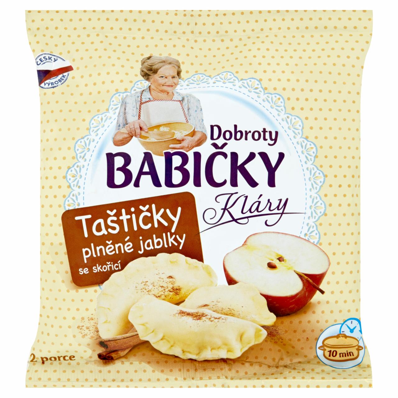 Zdjęcia - Dobroty Babičky Kláry Pierogi nadziewane jabłkiem z cynamonem 350 g