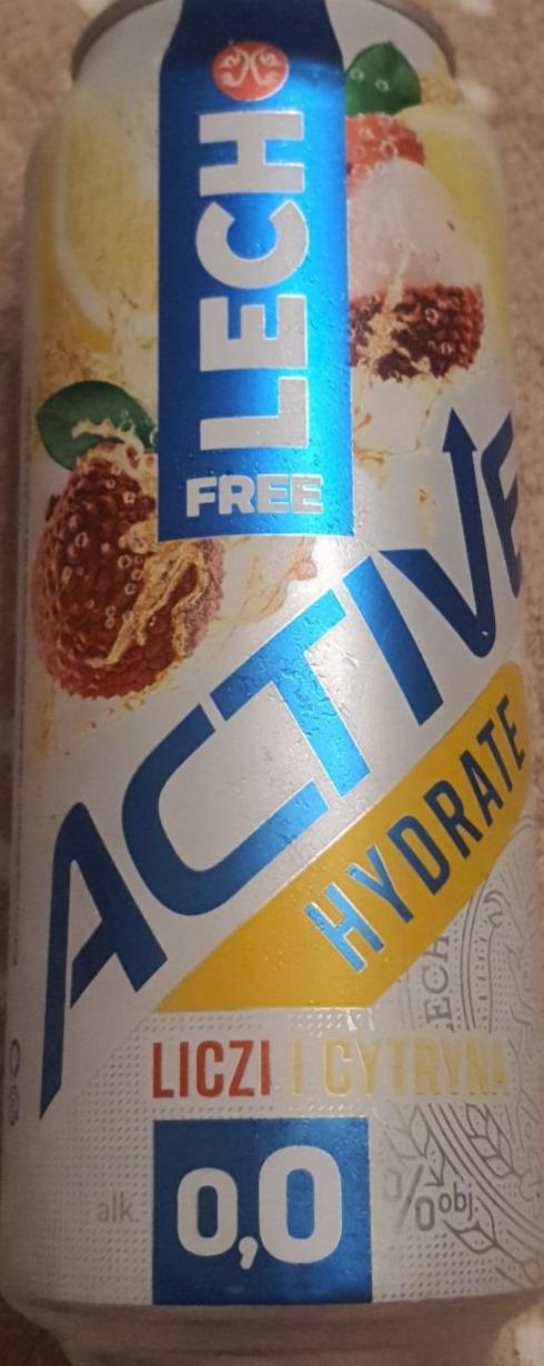 Zdjęcia - Lech Free Active Hydrate Piwo bezalkoholowe liczi i cytryna 500 ml