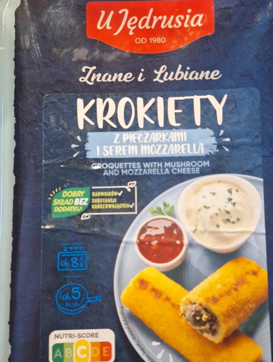 Zdjęcia - Krokiety z pieczarkami i serem mozzarella U jędrusia