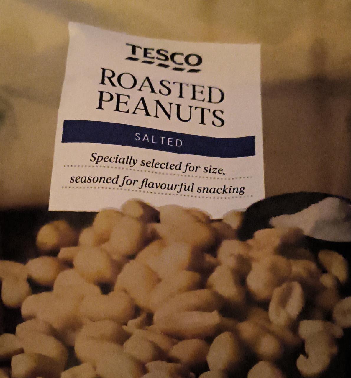 Zdjęcia - Roasted peanuts salted Tesco