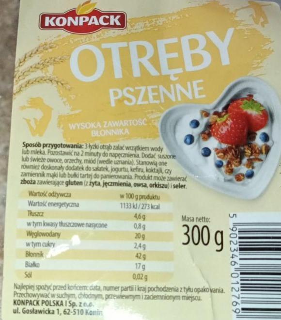 Zdjęcia - Otręby pszenne Konpack 300g