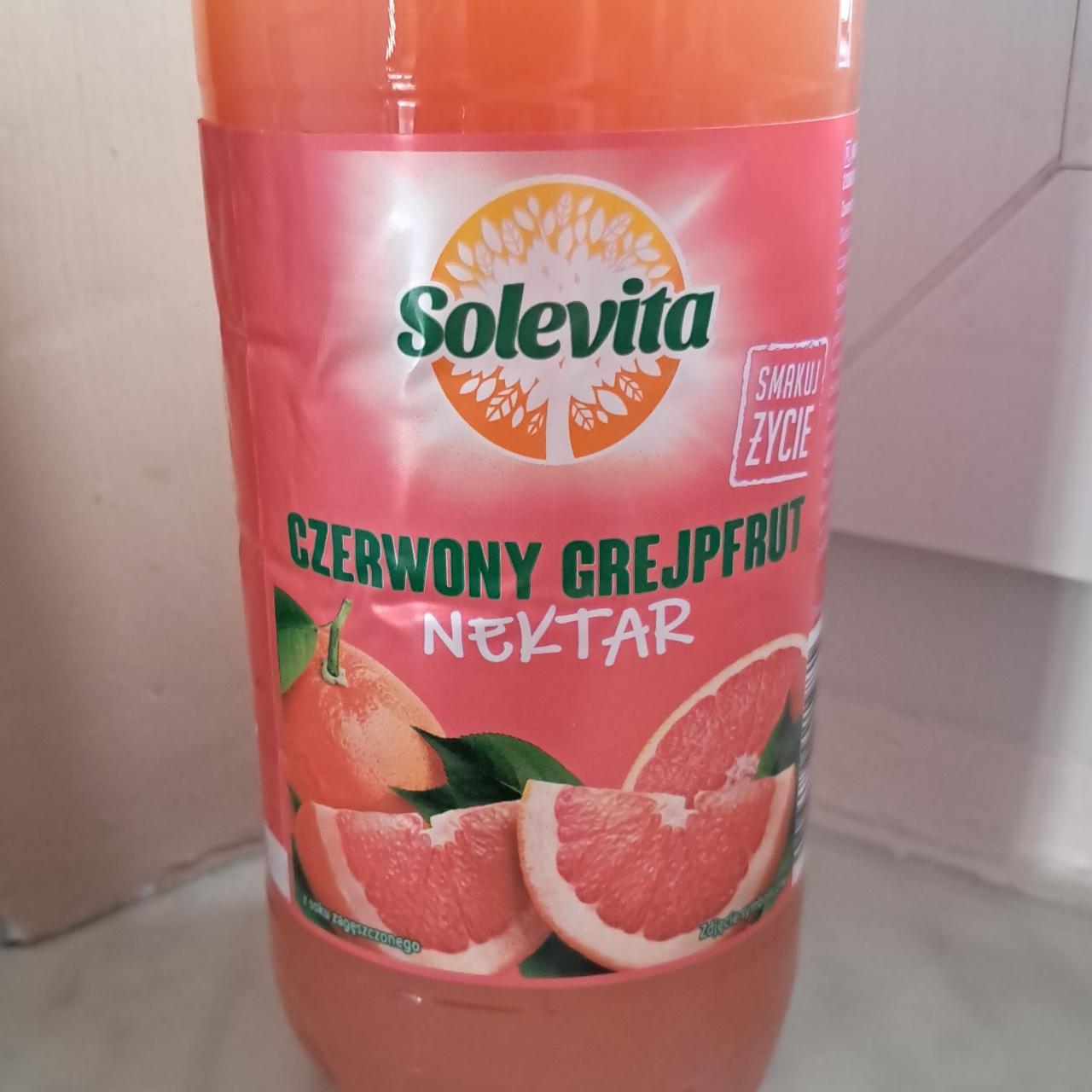 Zdjęcia - Nektar z czerwonego grehpfruta Solevita