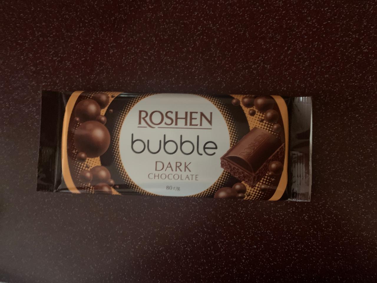 Zdjęcia - Bubble dark chocolate Roshen