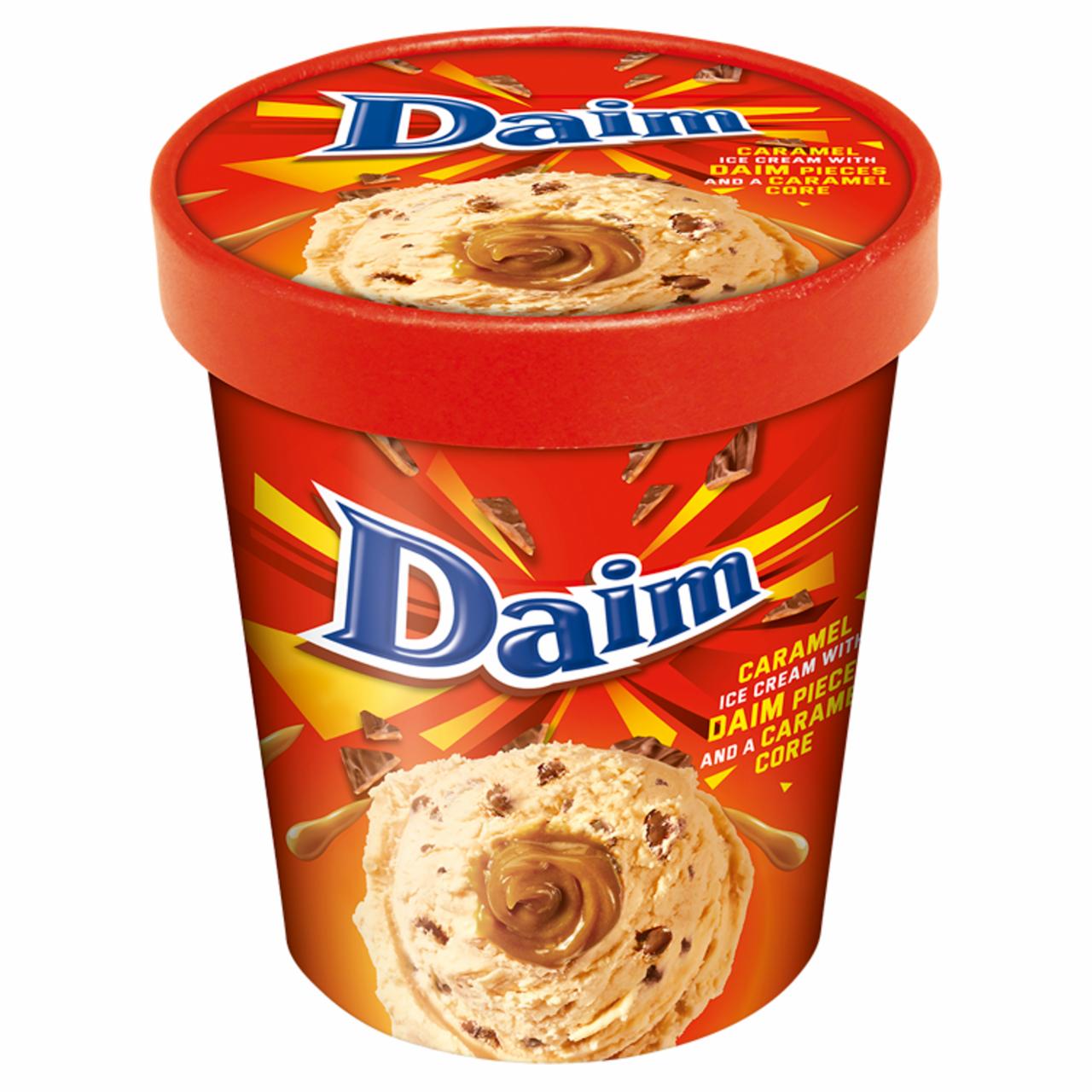 Zdjęcia - Daim Lody karmelowe z sosem karmelowym i kawałkami karmelowo-migdałowymi w czekoladzie 480 ml