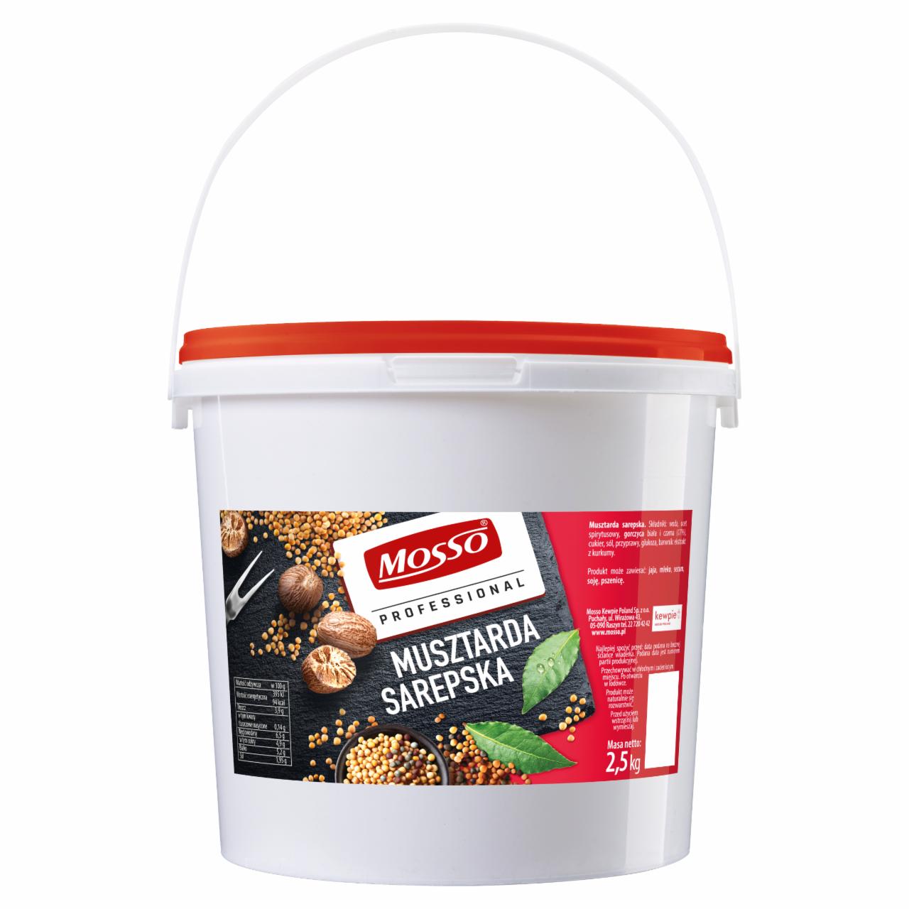 Zdjęcia - Mosso Professional Musztarda sarepska 2,5 kg