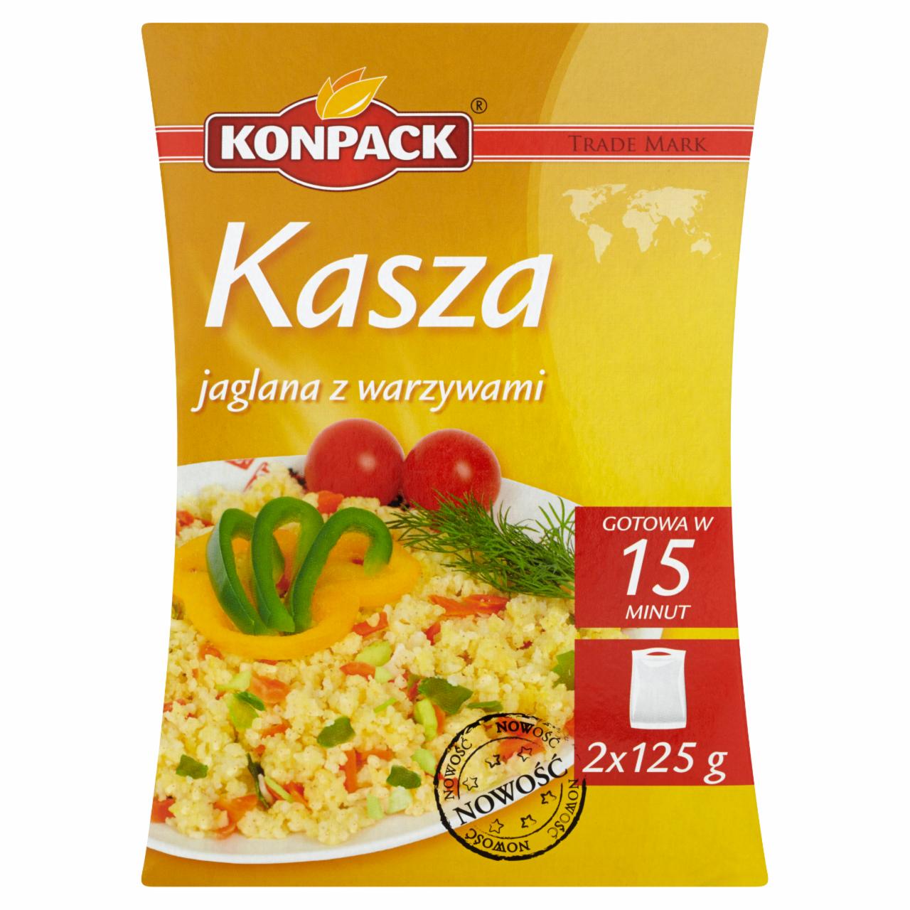 Zdjęcia - Konpack Kasza jaglana z warzywami 250 g (2 torebki)