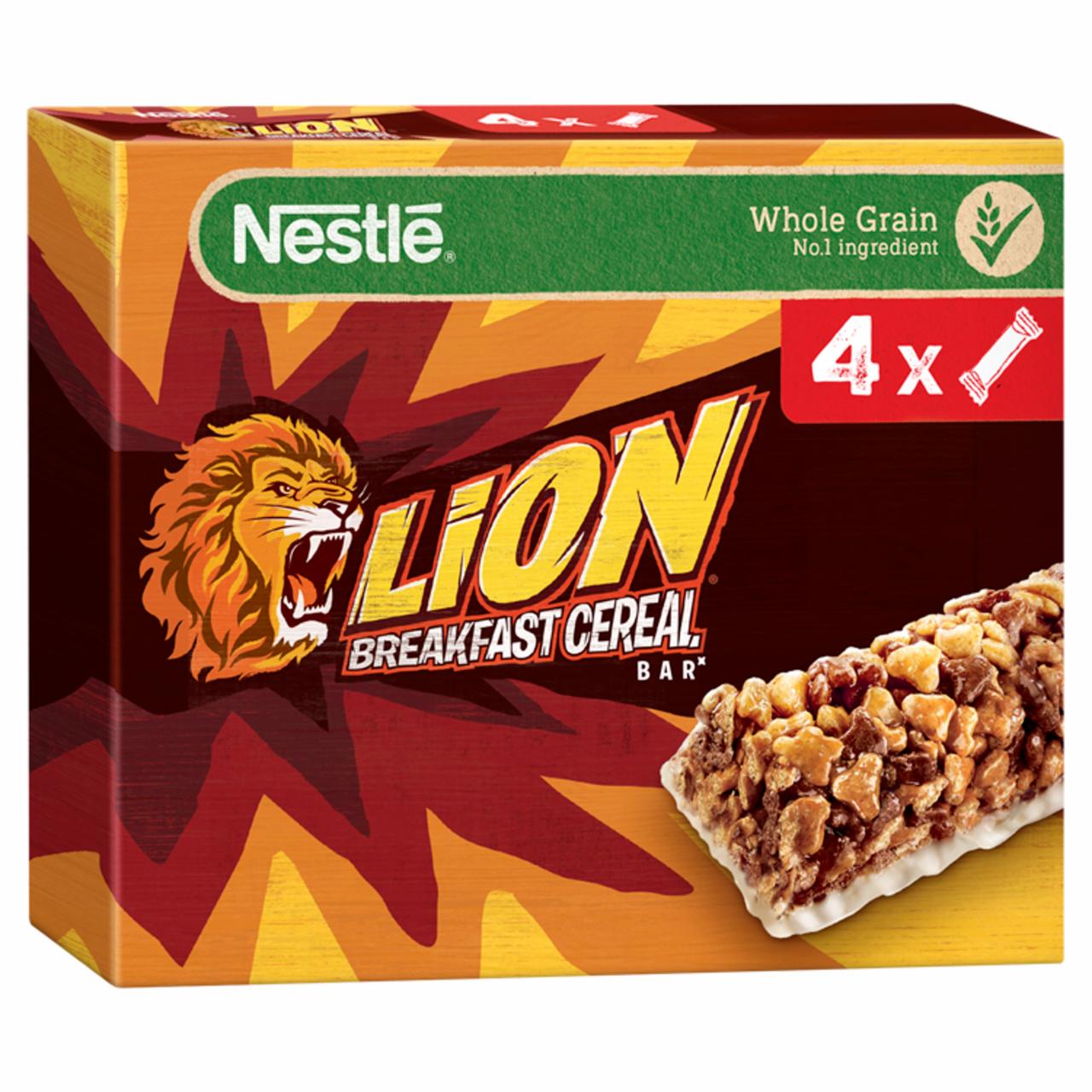 Zdjęcia - Lion Śniadaniowy baton zbożowy 100 g (4 x 25 g) Nestlé