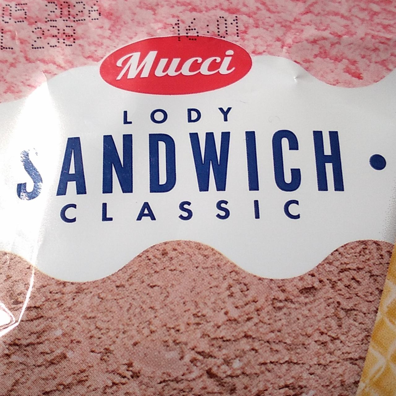 Zdjęcia - Lody sandwich classic Mucci