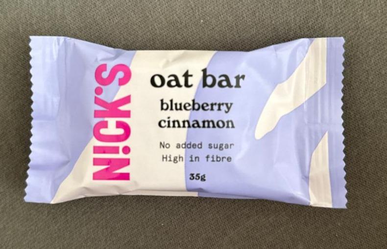 Zdjęcia - Oat bar blueberry cinnamon Nick's