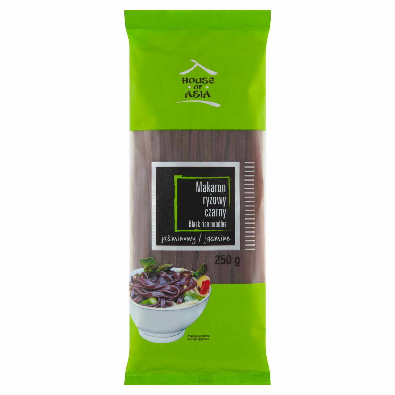 Zdjęcia - House of Asia Makaron ryżowy czarny jaśminowy 250 g