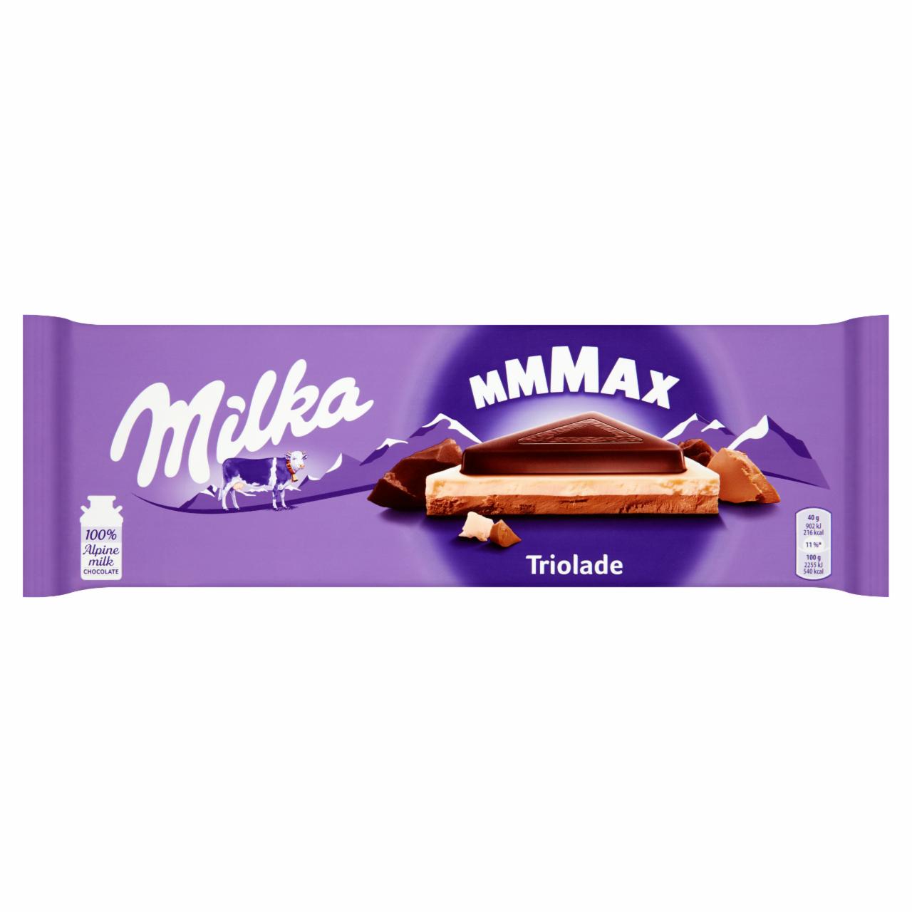 Zdjęcia - Milka Mmmax Triolade Czekolada mleczna 280 g