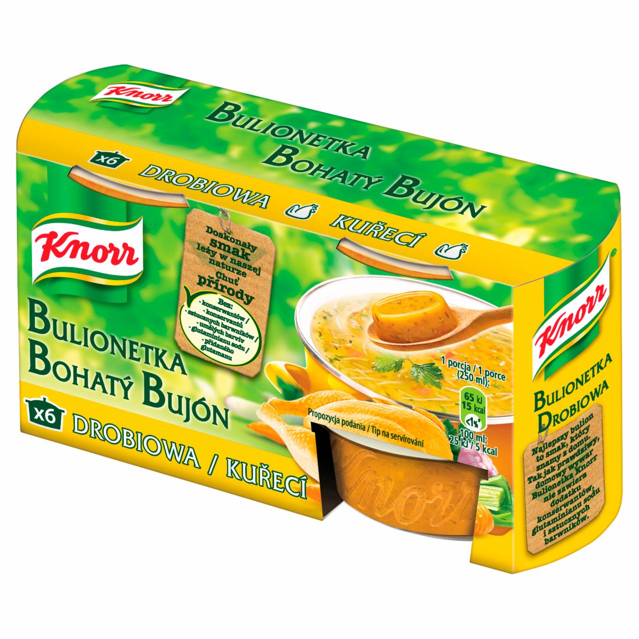 Zdjęcia - Knorr Bulionetka drobiowa 168 g (6 sztuk)