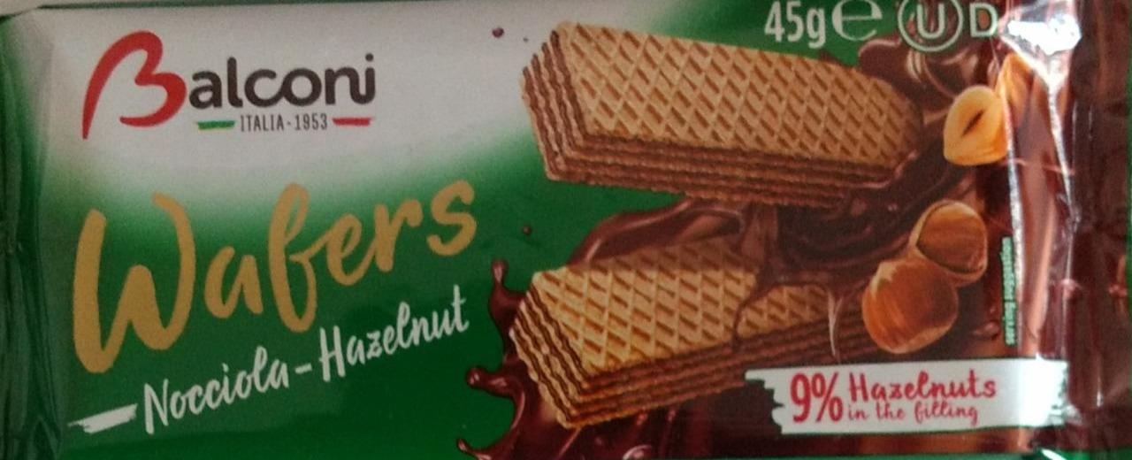 Zdjęcia - waffers nocciola hazelnut Balconi