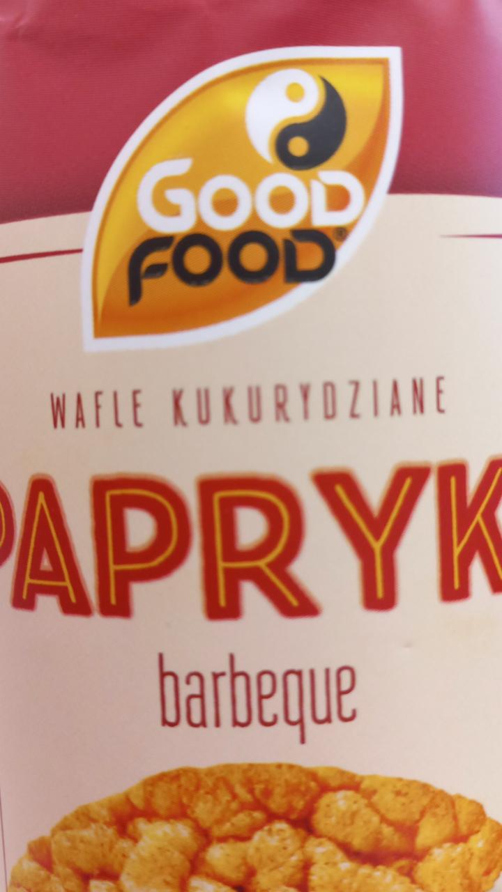 Zdjęcia - Wafle kukurydziane papryka barbeque 120 g (14 sztuk) Good Food