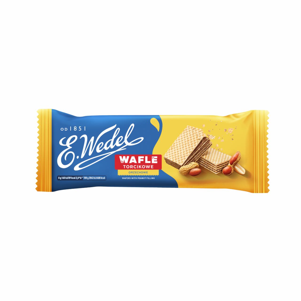 Zdjęcia - E. Wedel Wafle torcikowe orzechowe 160 g