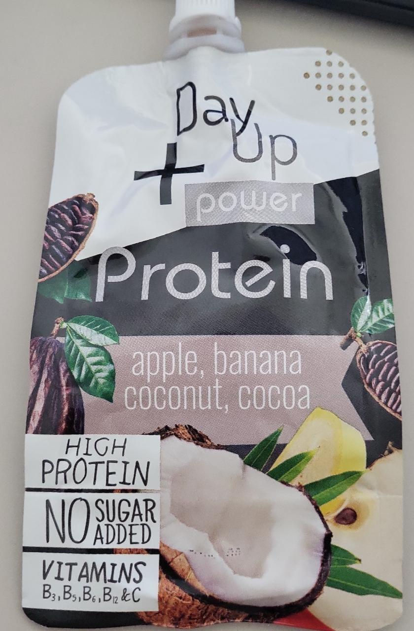 Zdjęcia - Power protein apple banana coconut cocoa Day up