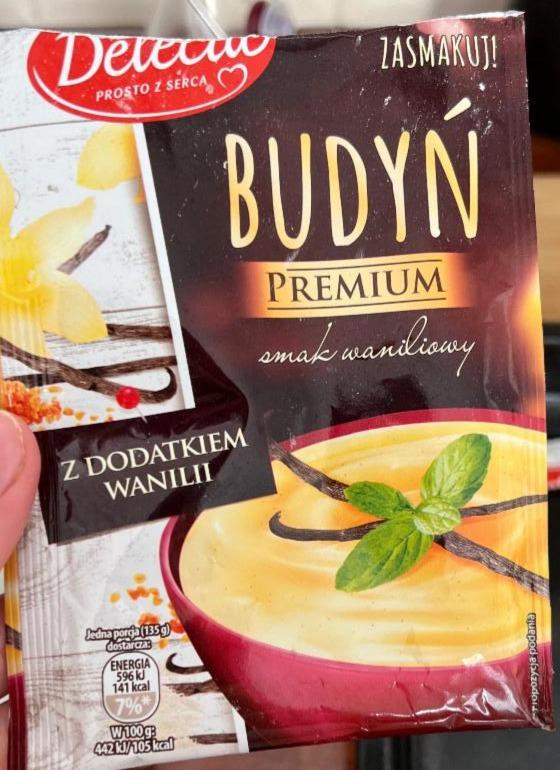 Zdjęcia - Premium Budyń smak waniliowy z dodatkiem wanilii Delecta