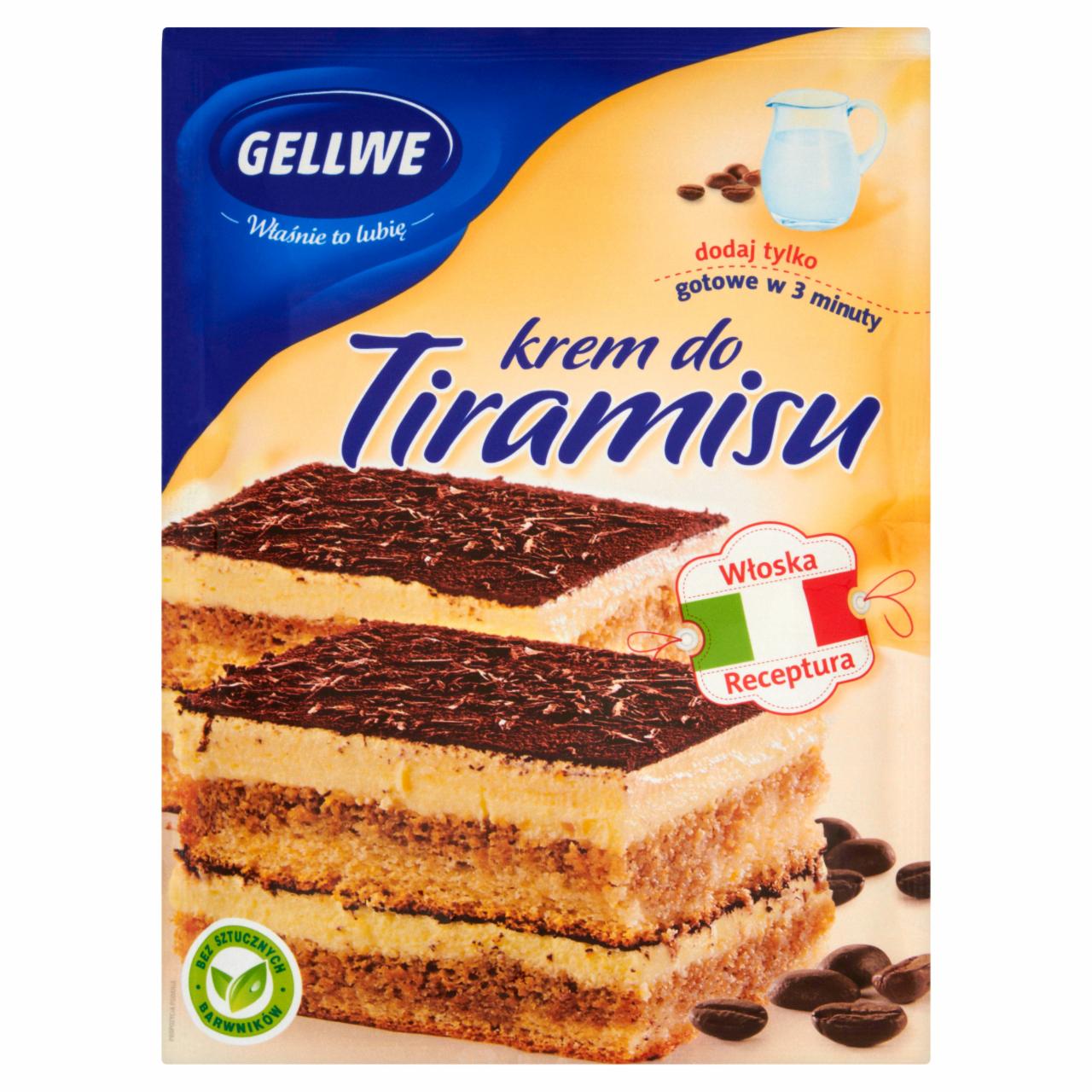 Zdjęcia - Gellwe Krem do tiramisu 150 g