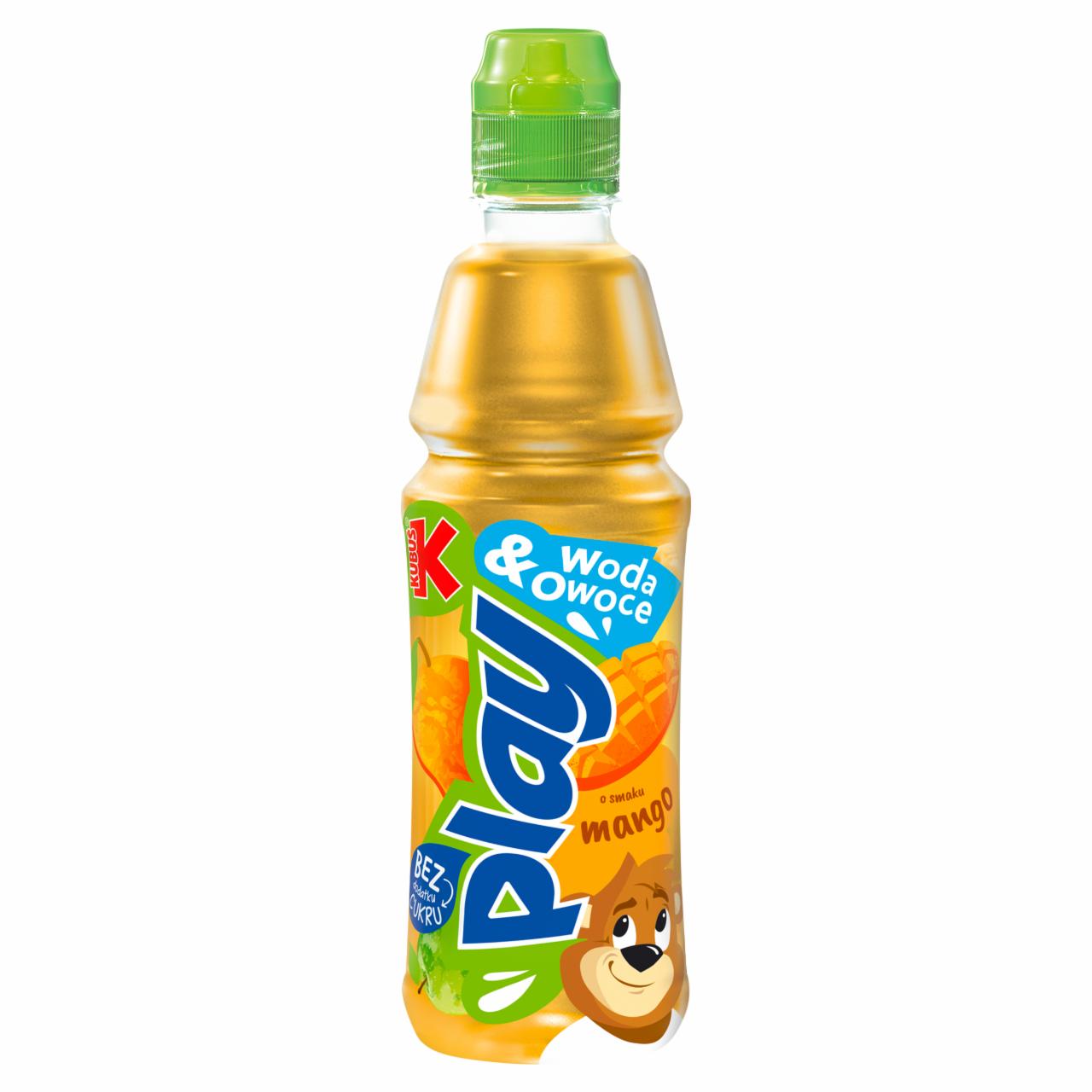 Zdjęcia - Kubuś Play Woda & Owoce Napój owocowy o smaku mango 400 ml