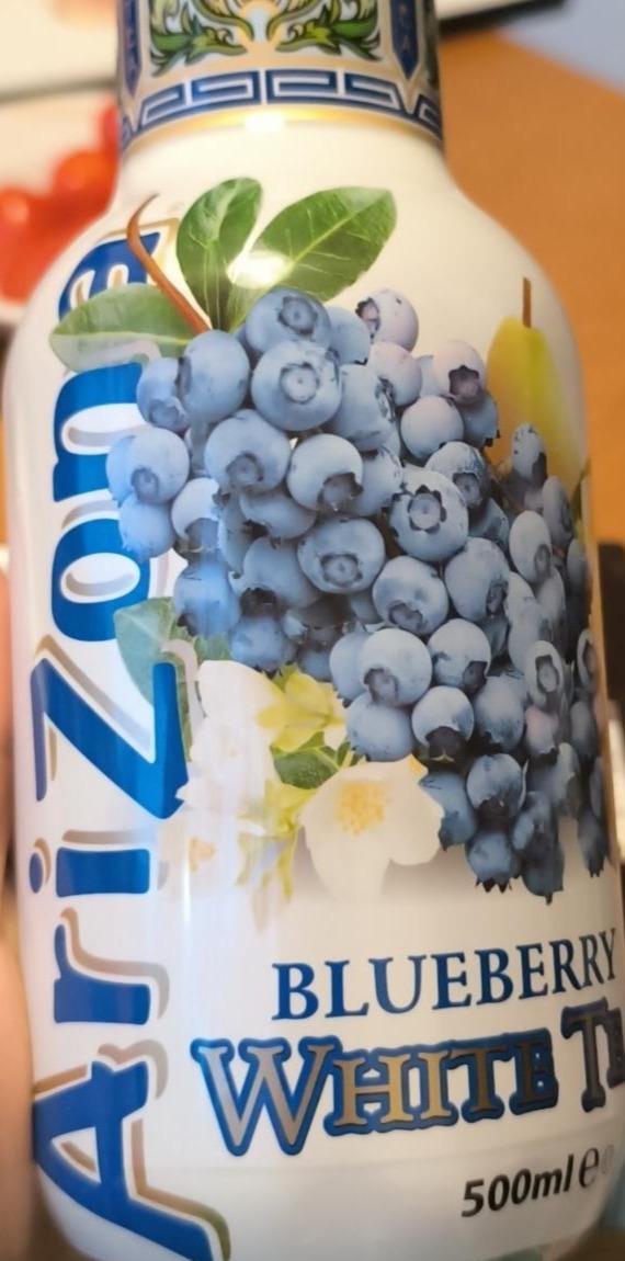 Zdjęcia - Napój herbaciany orzeźwiający Blueberry White Tea 450 ml Arizona