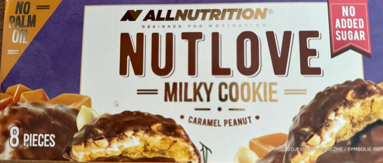 Zdjęcia - Nutlove milky cookie caramel peanut Allnutrition