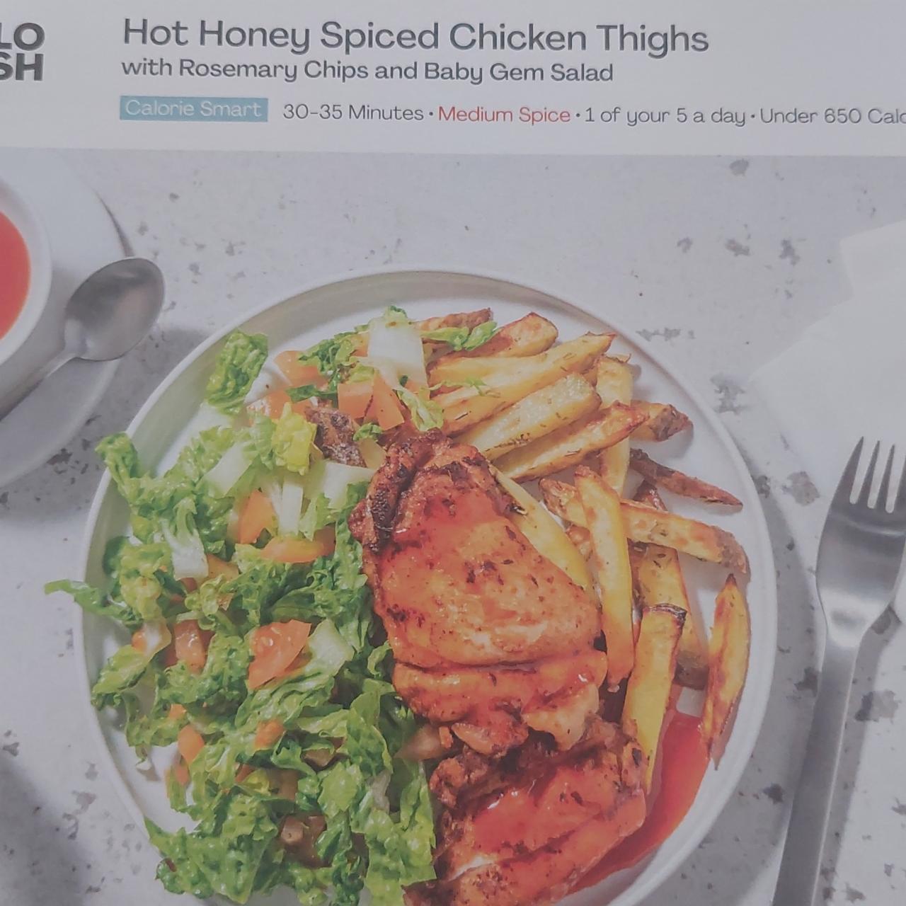 Zdjęcia - Hot honey spiced chicken thighs Hello fresh