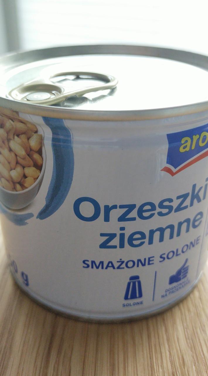 Zdjęcia - Orzeszki ziemne smażone solone Aro