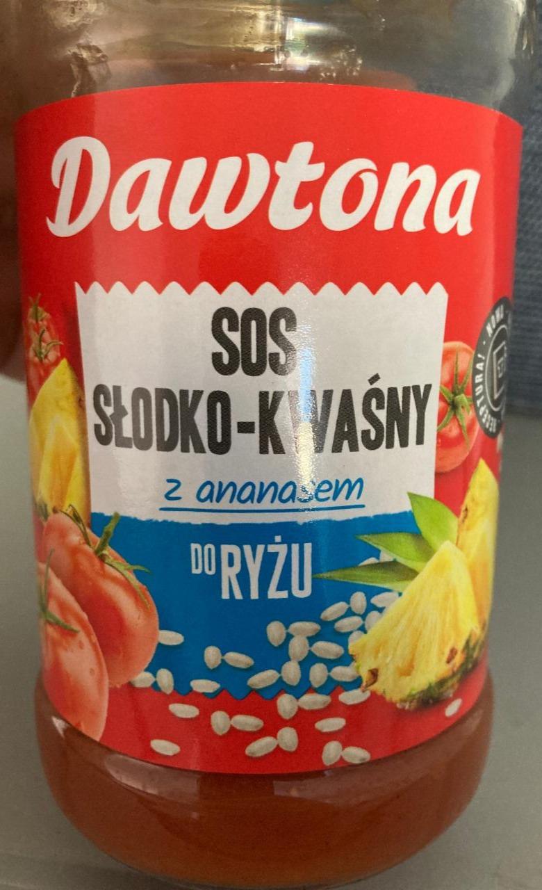 Zdjęcia - Dawtona Sos słodko-kwaśny z ananasem do ryżu 550 g