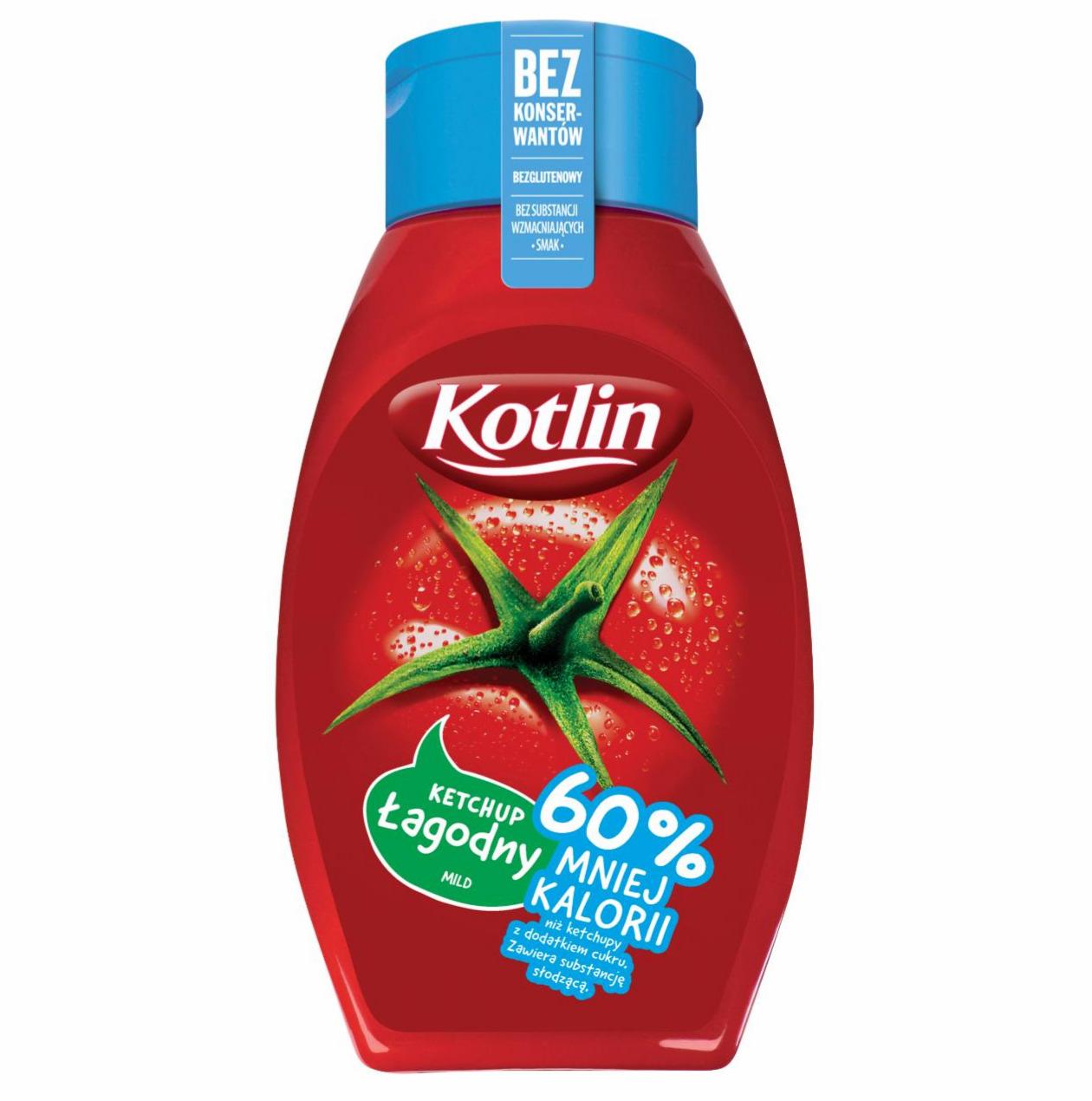 Zdjęcia - Ketchup łagodny 60% mniej kalorii 450 g Kotlin