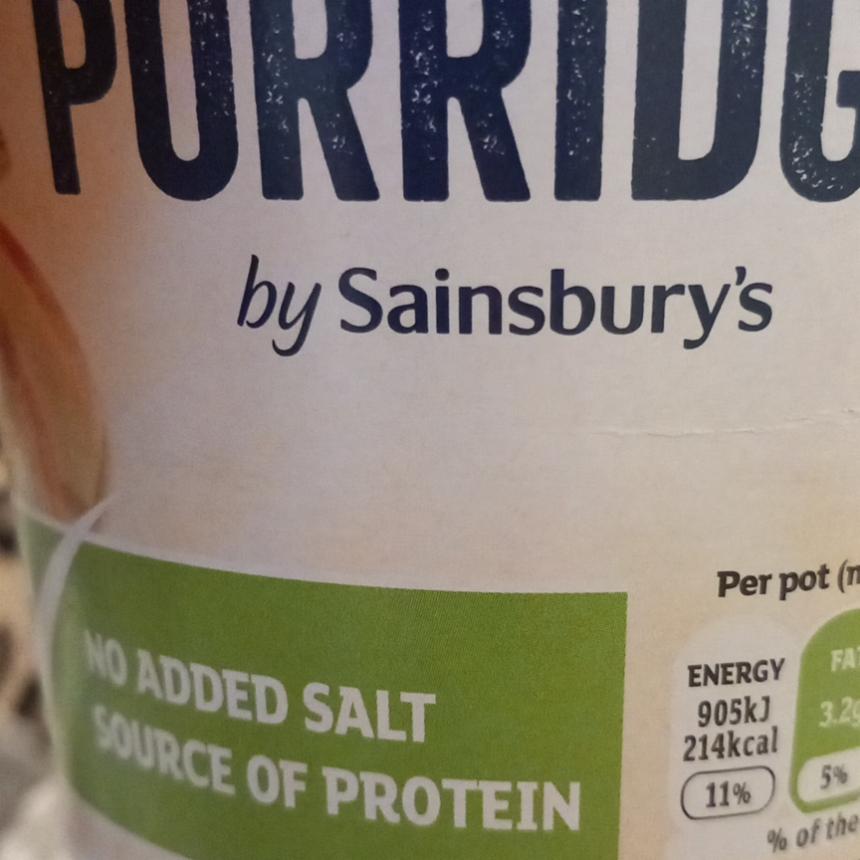 Zdjęcia - Porridge by Sainsbury's