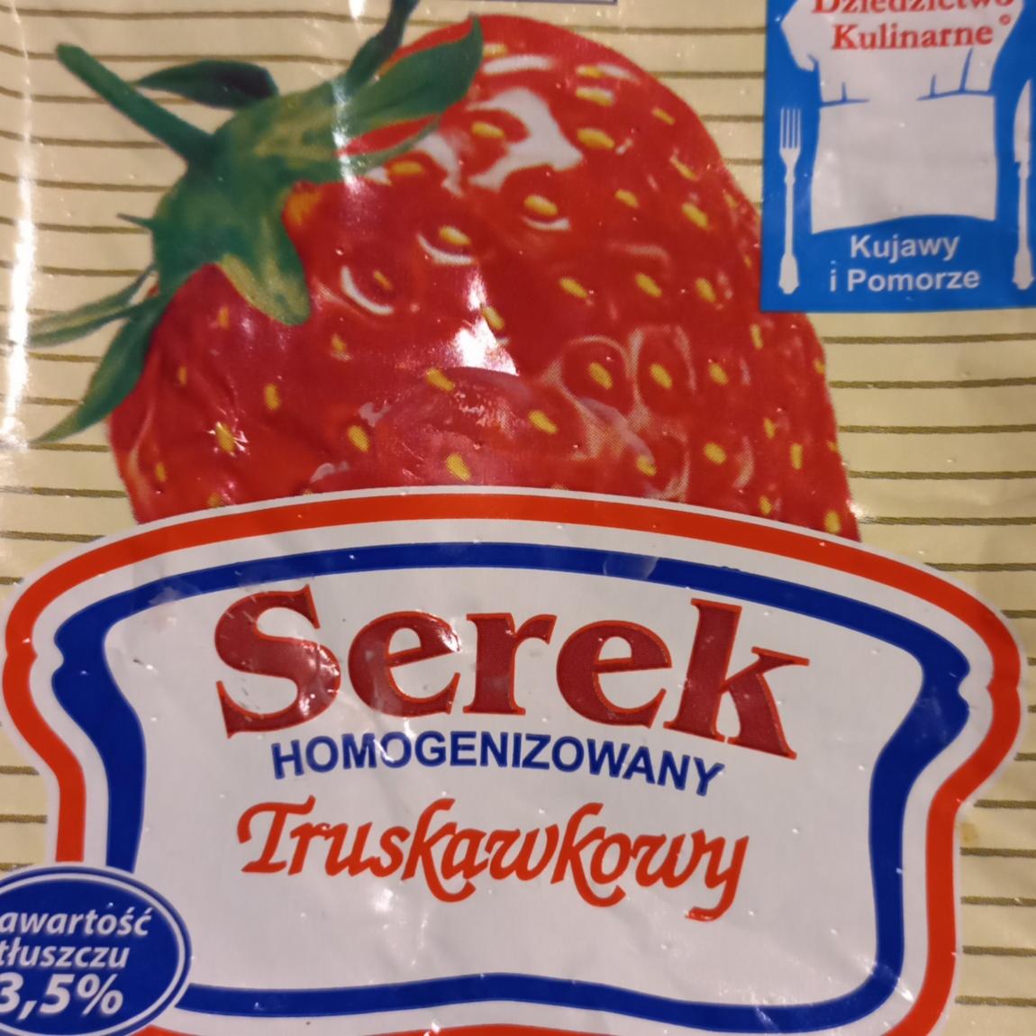 Zdjęcia - Serek homogenizowany truskawkowy SMLECZ