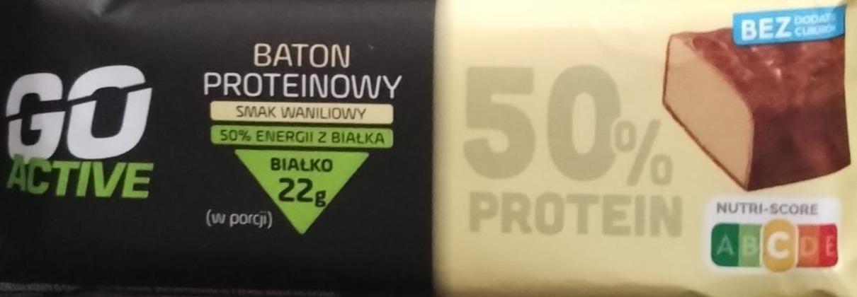 Zdjęcia - Baton proteinowy smak waniliowy Go Active