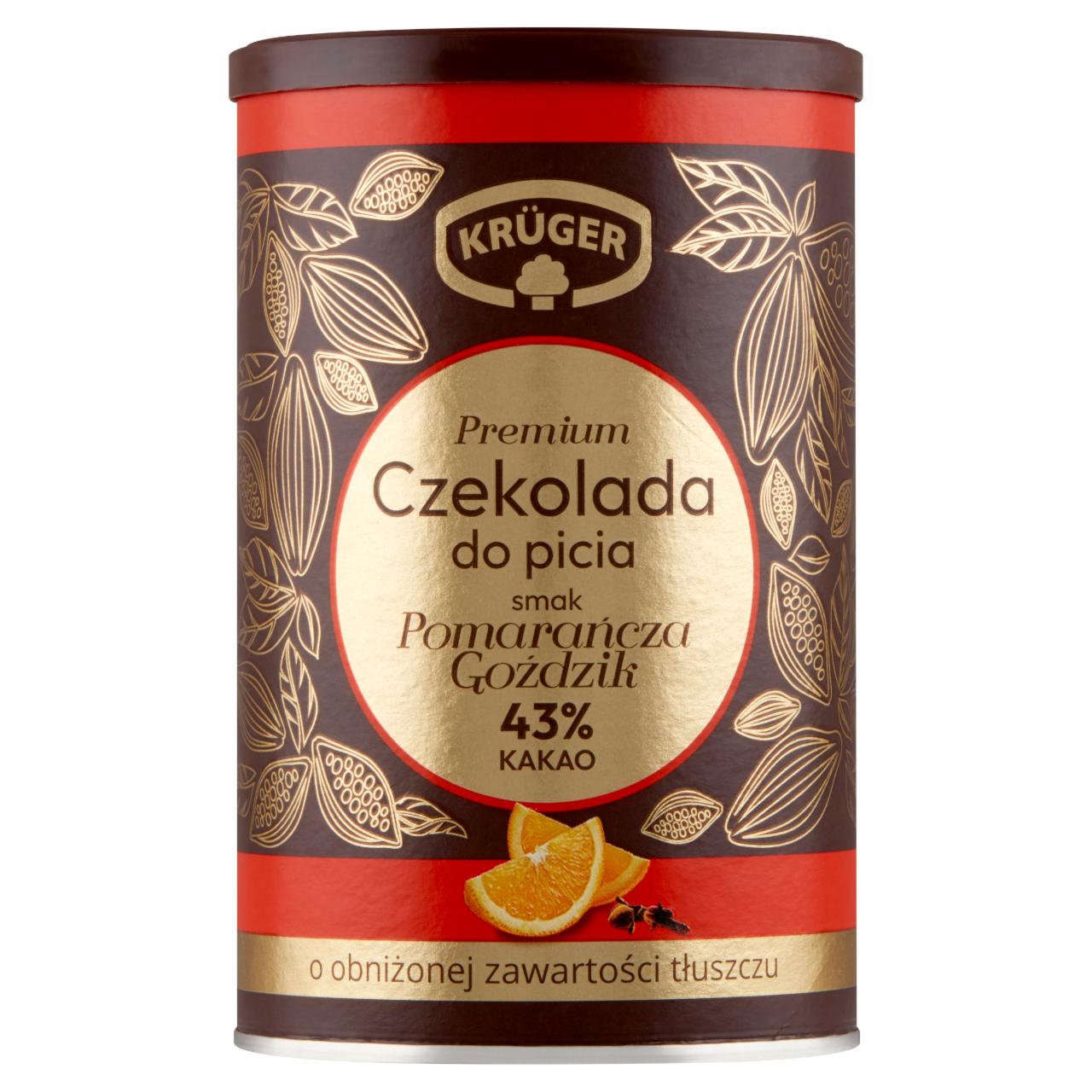 Zdjęcia - Krüger Premium czekolada do picia smak pomarańcza goździk 220 g