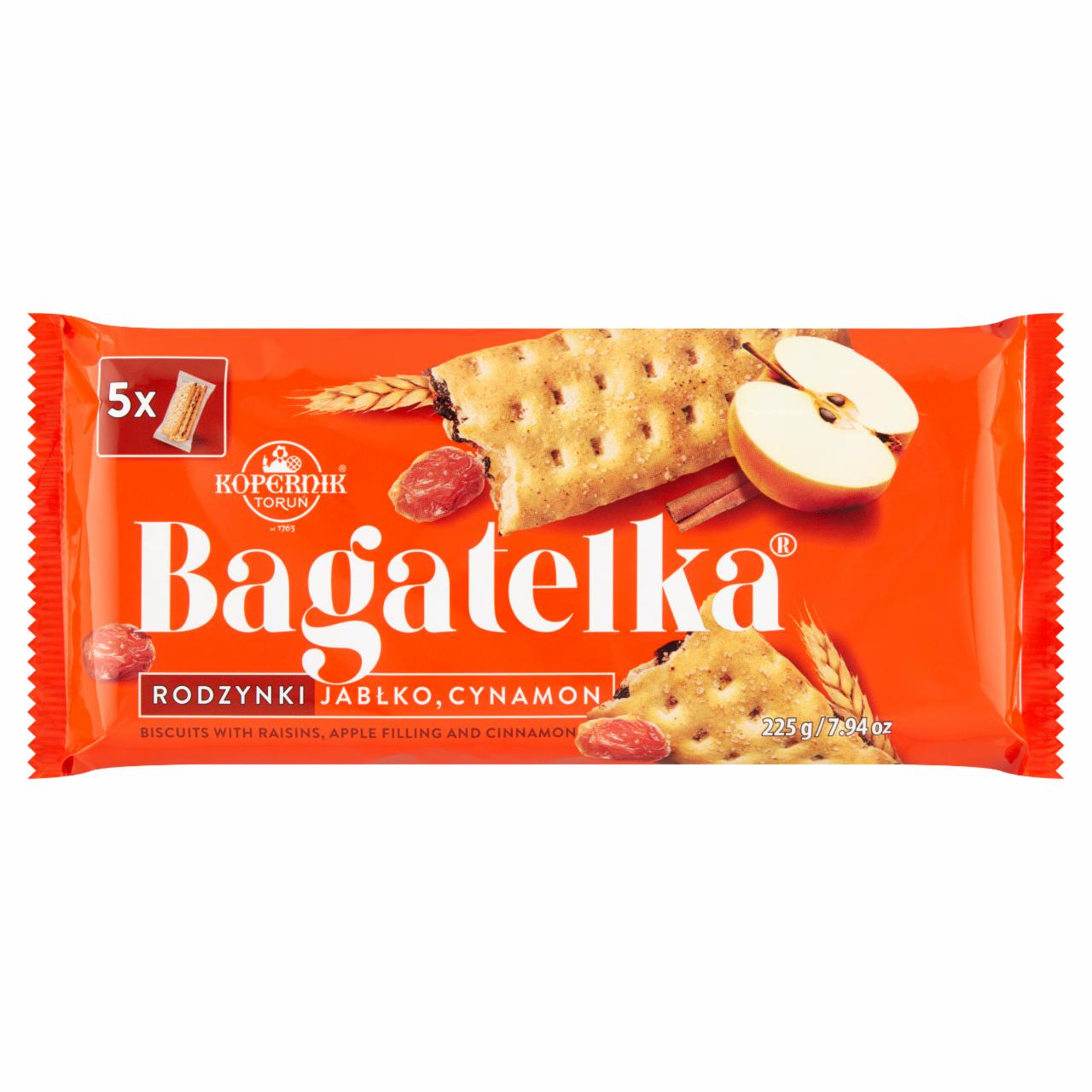 Zdjęcia - Kopernik Bagatelka Ciasteczka rodzynki jabłko cynamon 225 g (5 x 45 g)