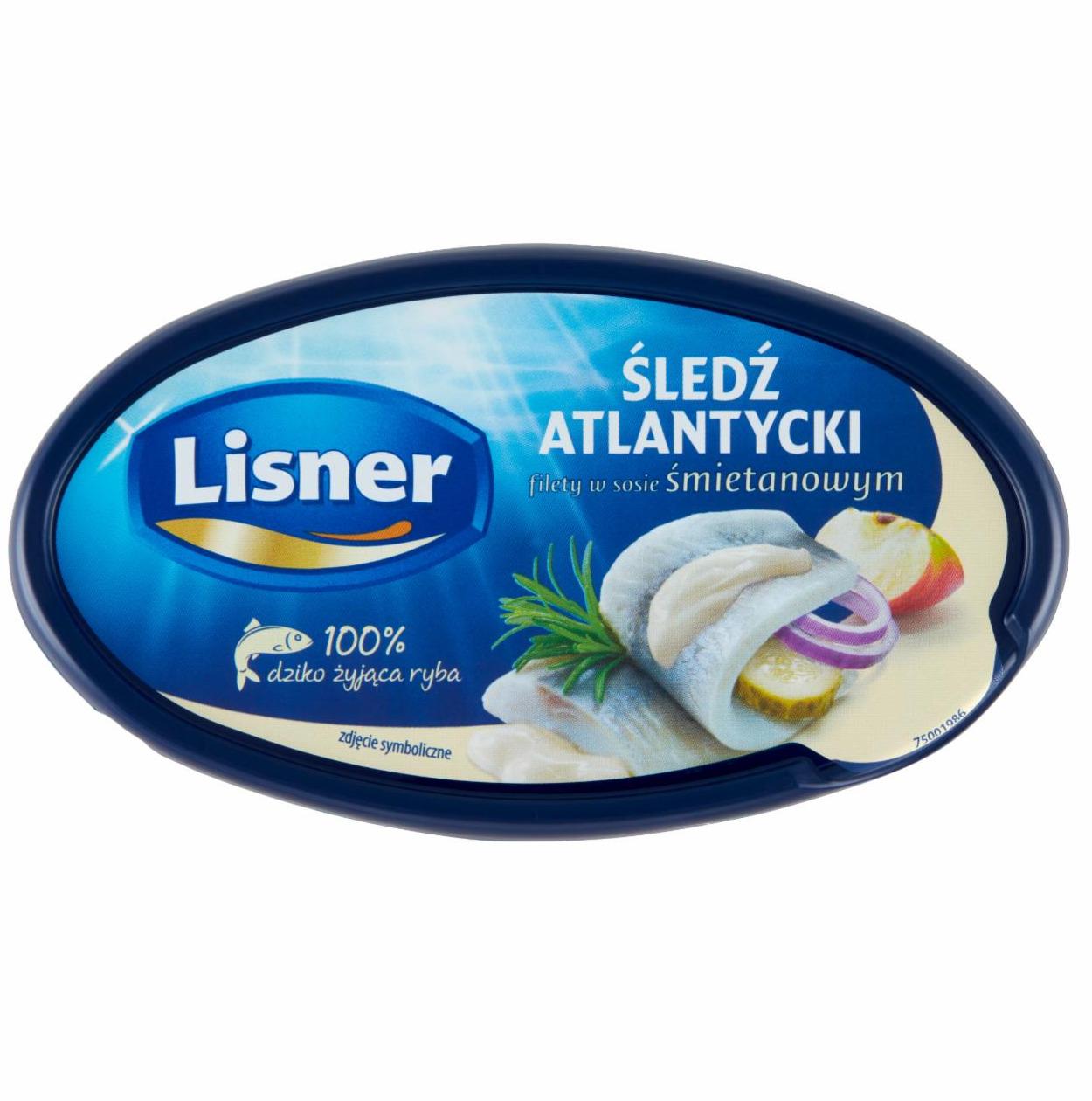 Zdjęcia - Śledź atlantycki filety w sosie śmietanowym Lisner