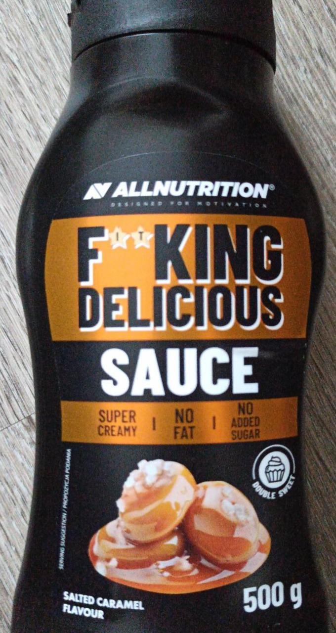 Zdjęcia - Fit King delicious sauce salted caramel Allnutrition